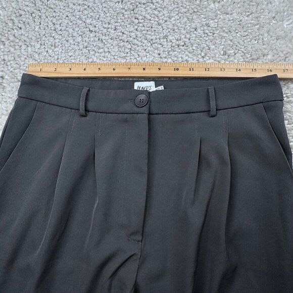 Princess Polly Archer Pants 30" Wide Leg Trouser Slate Gray - Picture 10 of 14